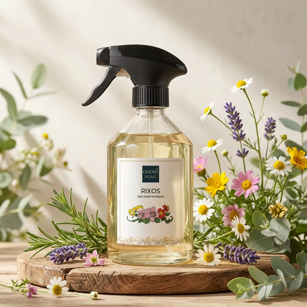 معطر مفارش لمسة الأحلام – نفحات الورد والفانيليا الفاخرة