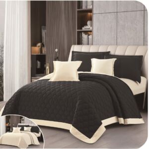 مفرش سرير سادة وجهين 6 قطع