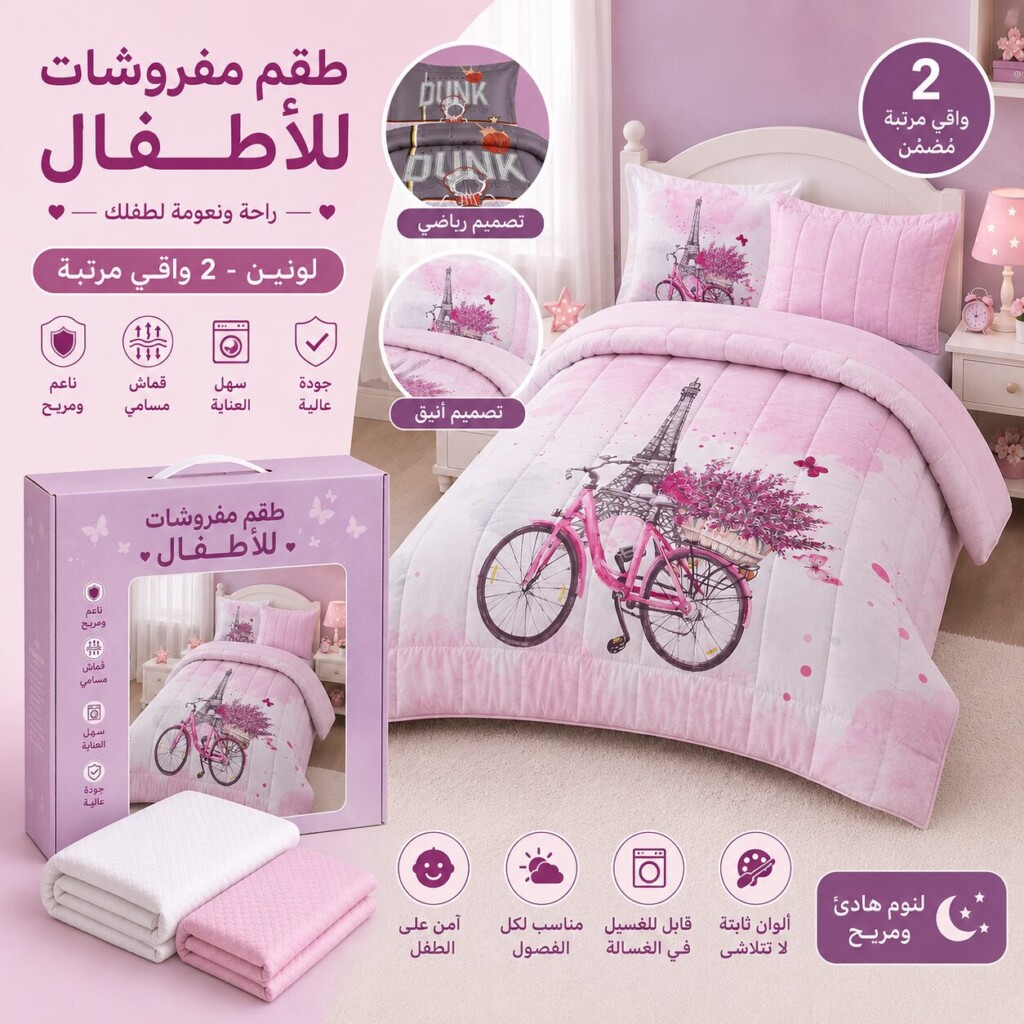 👶 باكدج الأطفال المزدوج للنوم المريح